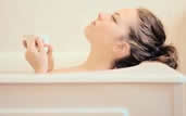 Epsom salt bath is recommended after massage